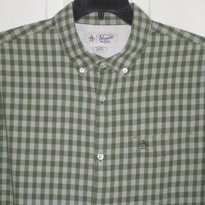 Penguin by Munsignwear Mens L/S Winter-weight Cotton Button-down Casual Shirt-XL